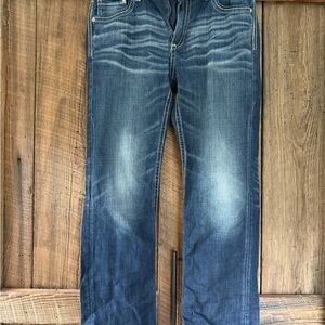 BKE Ryan Faded Indigo Straight Jeans